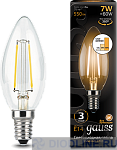Светодиодная лампа Gauss LED Filament Candle E14 7W dimmable