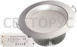 Светодиодный светильник круглый мощный IM-125 Silver 9x2W