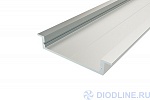 Алюминиевый профиль для светодиодной ленты Т4 Anod 2 метра