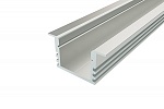 Алюминиевый профиль для светодиодной ленты Т2 Anod 2 метра