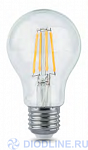 Светодиодная лампа Gauss LED Filament A60 E27 6W