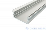 Алюминиевый профиль для светодиодной ленты П16 Anod 2 метра