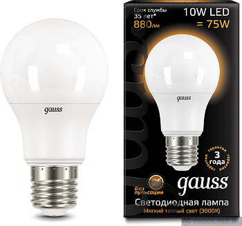  Gauss LED A60 10W E27