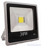 Светодиодный прожектор 30W COB 6000К slim