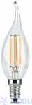 Уличная светодиодная лампа Gauss LED Filament Candle tailed E14 5W